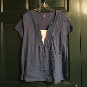 Dress Barn Blue T-Shirt
